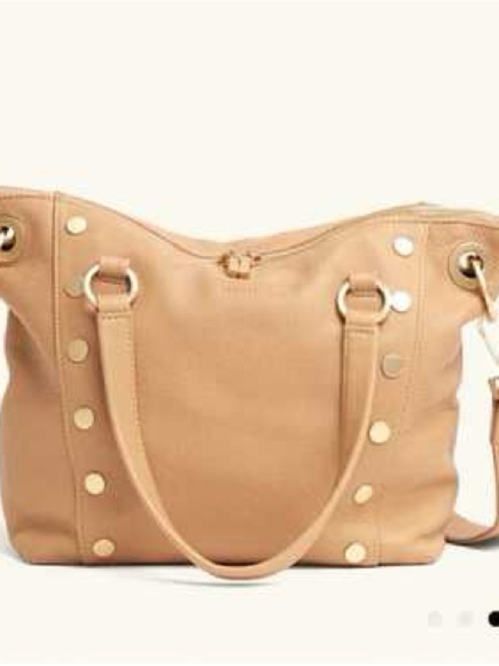 Hammitt Daniel Large Leather Bag Toast Tan Brushed Gold